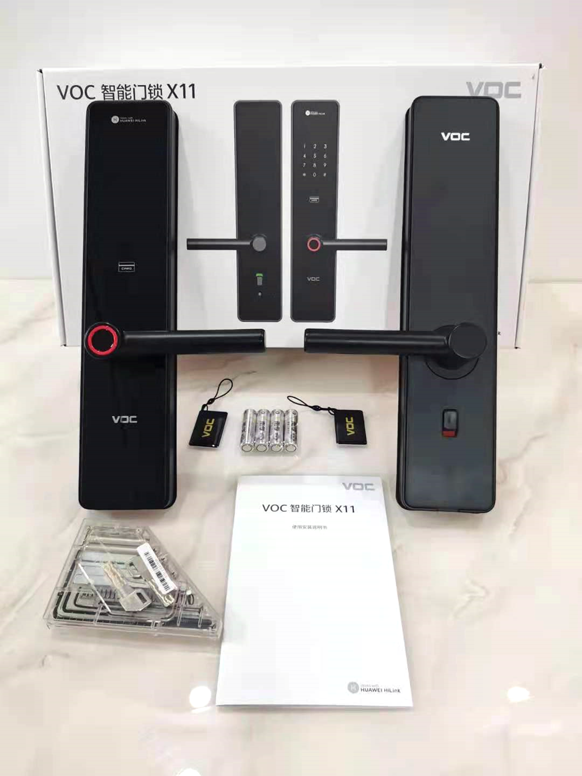 高灵敏度指纹解锁，华为HiLink VOC智能门锁X11全方位评测