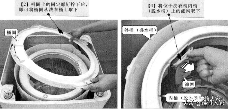 波轮洗衣机怎么拆开清洗（波轮式洗衣机拆卸教程）