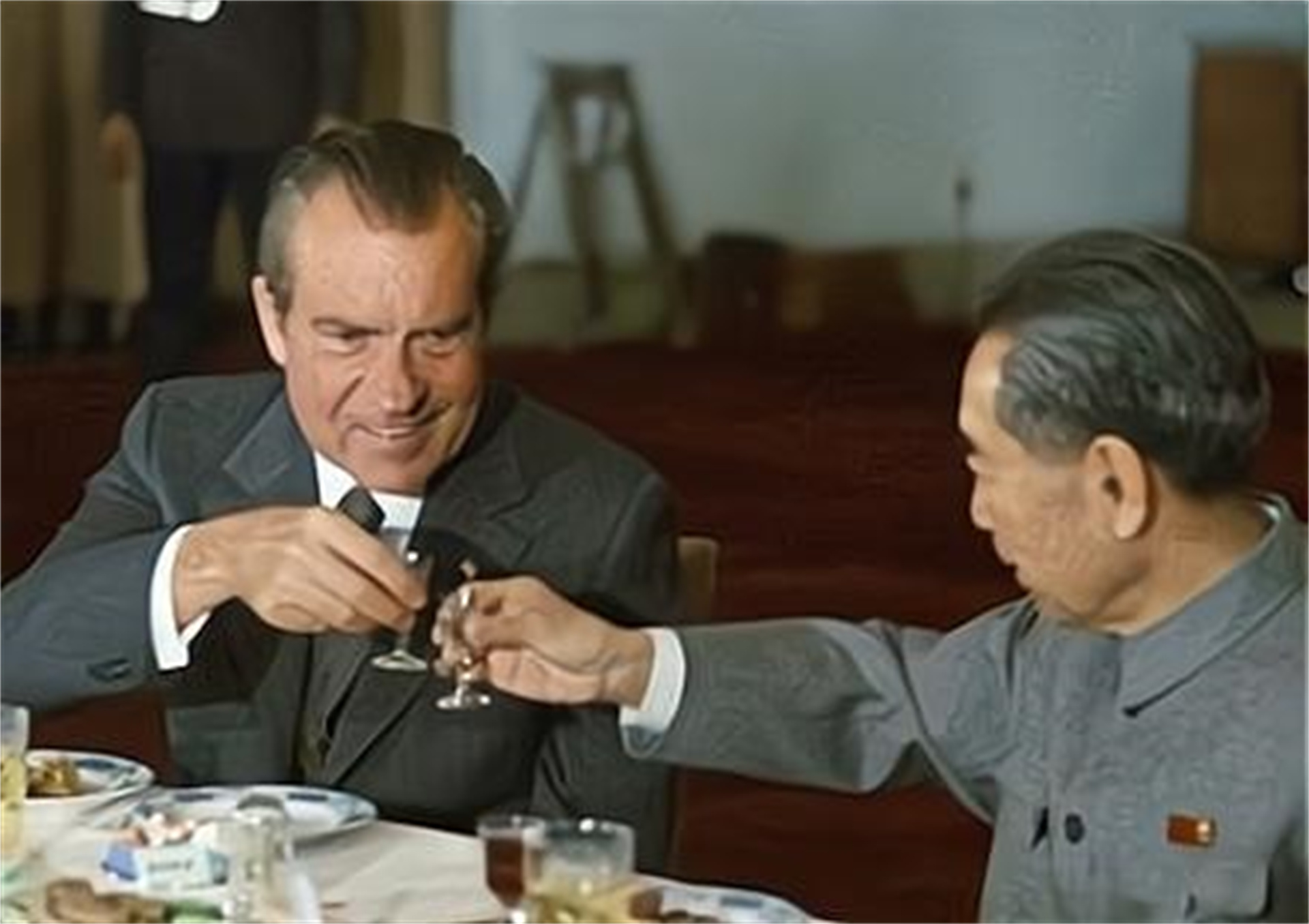 珍贵旧影：未公开的1972年尼克松访华照片 - 图说历史|国内 - 华声论坛