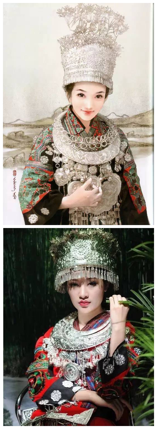 中国56个民族传统服饰大全