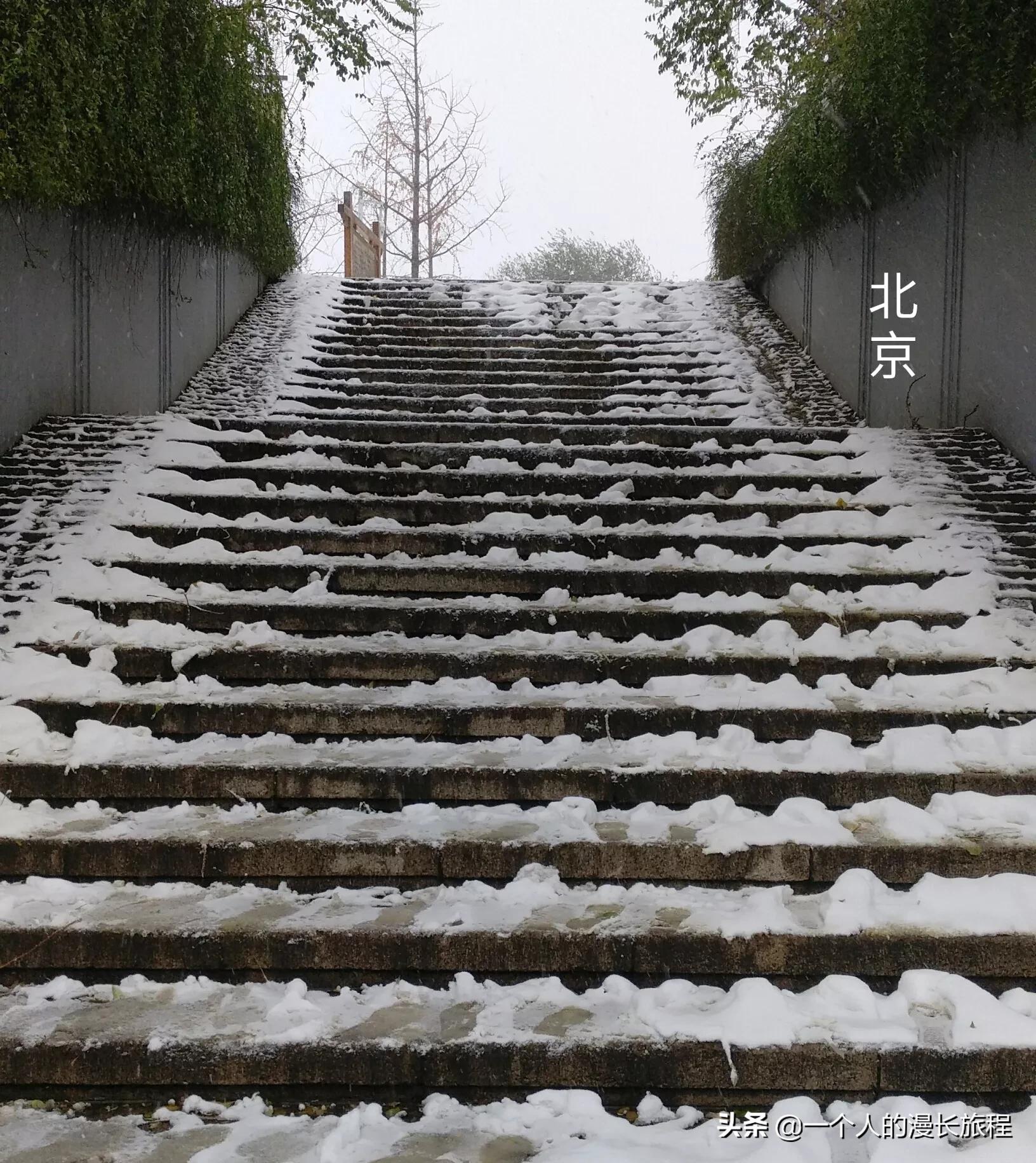 在北京站后-送你一场跨越600年的城墙雪景