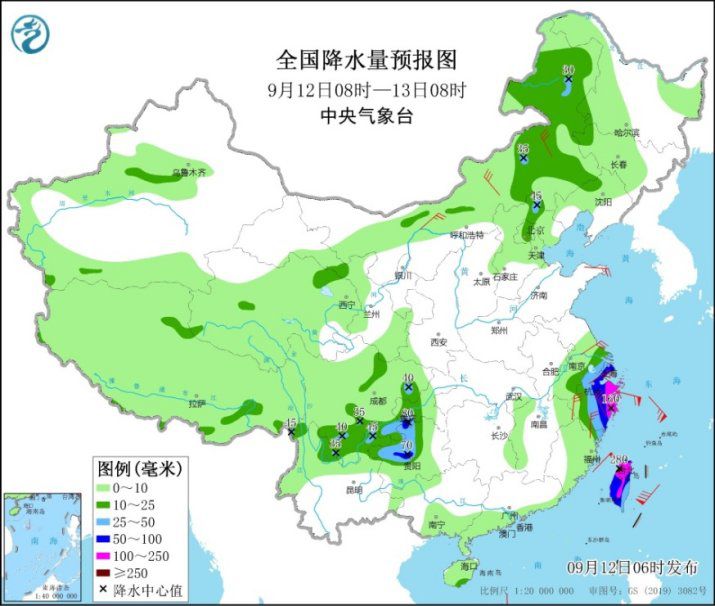 第14号“灿都”实时路径最新：或在浙江登陆 浙江各地天气预报
