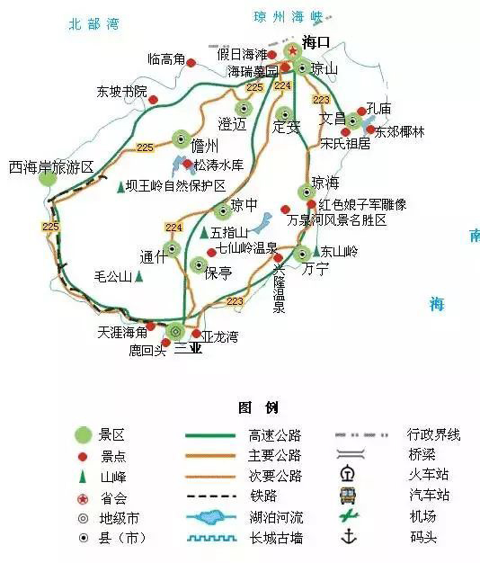 全国各省旅游景点地图大全，想去哪玩一目了然