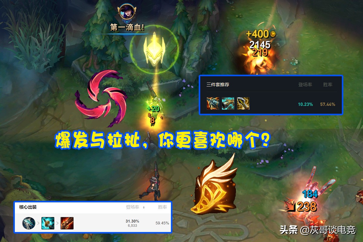 LOL同样的英雄，出装却大不相同，LPL与LCK玩家理解差异有多大？