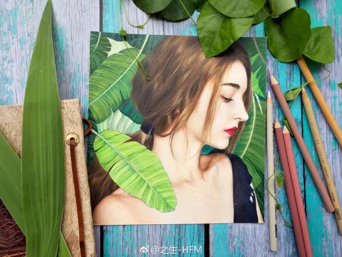 95后画了一组彩铅，绝了