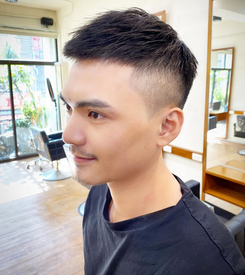 男士"飞机头"发型有3种长度?秋季这样理发最个性,谁剪谁帅气