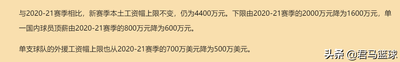 cba为什么限薪(CBA再出限薪令，双降200万！姚明站资方，影响11位本土球星钱袋子)