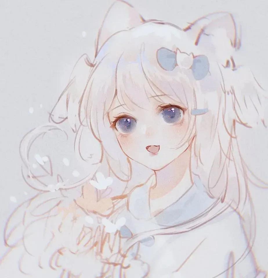 动漫头像|只求安稳 从此与世无争 干净自由