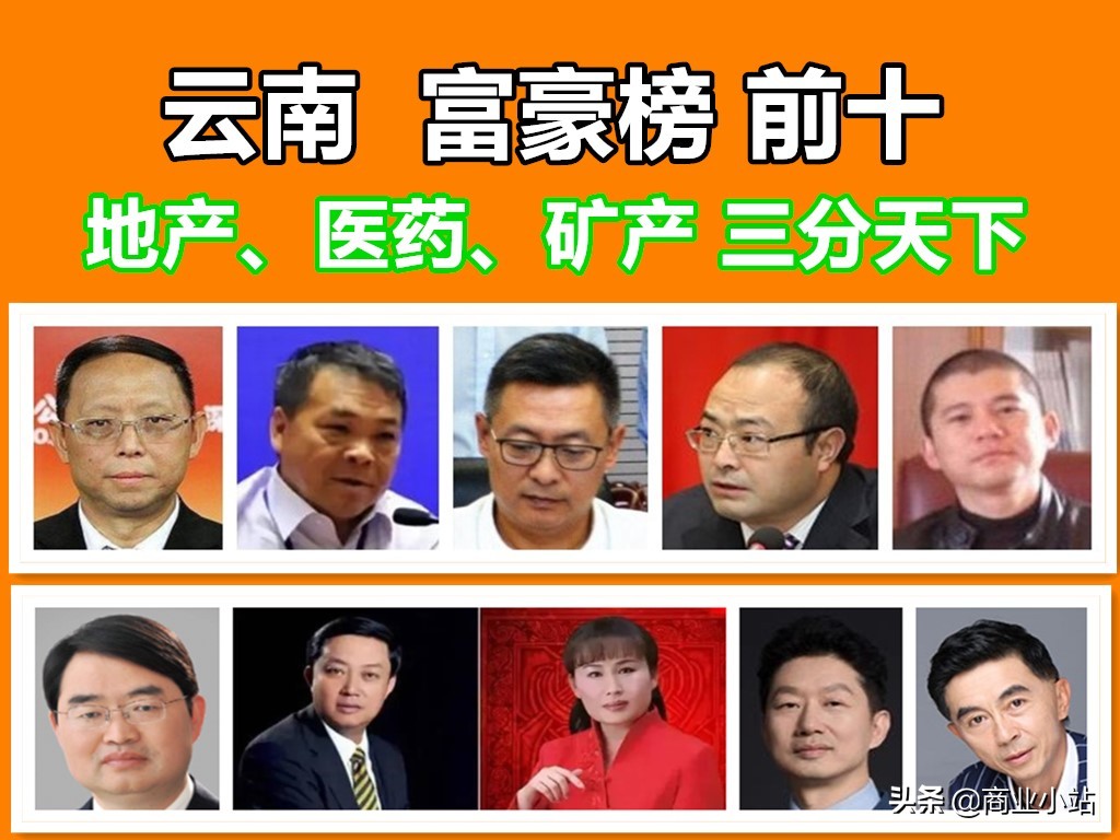 盘县十大富豪榜单：云南盘州市最富有企业家排名