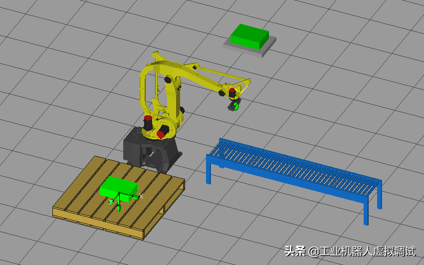 ROBOGUIDE软件：机器人输送带上料虚拟仿真操作方法