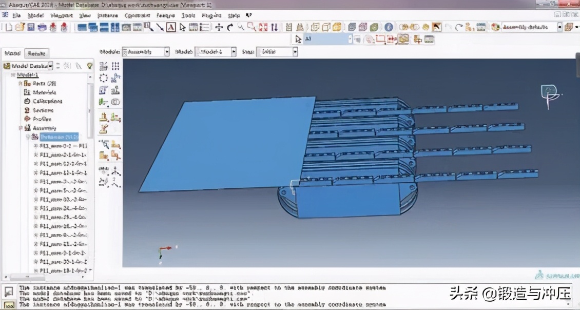 基于Abaqus 的开卷落料线托料系统力学仿真优化