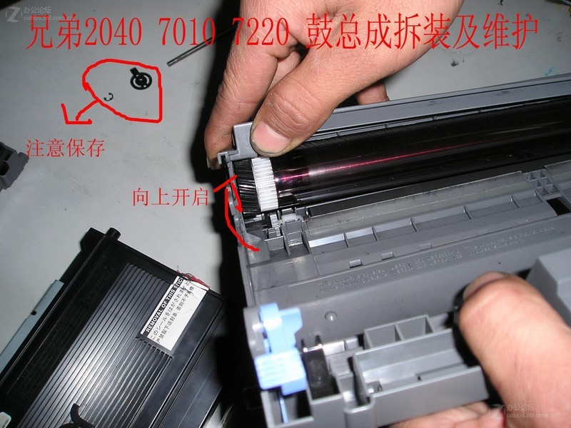 兄弟tn-2050打印机加粉和清零办法,旅行诗人俊仔拆硒鼓加粉系列5