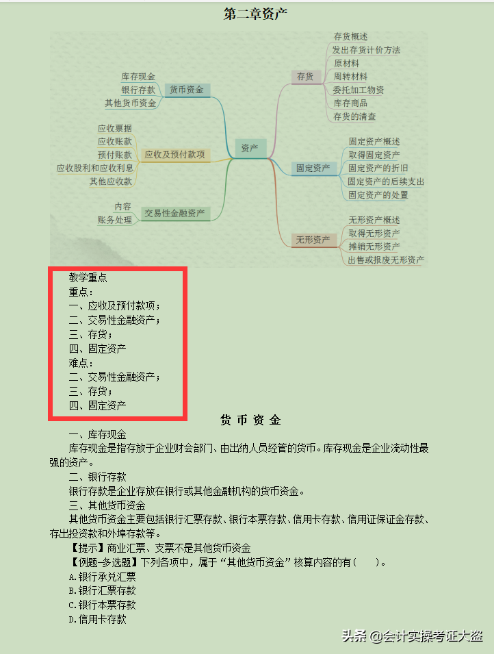 2022年初级会计实务复习讲义，夯实基础，高分通关没问题