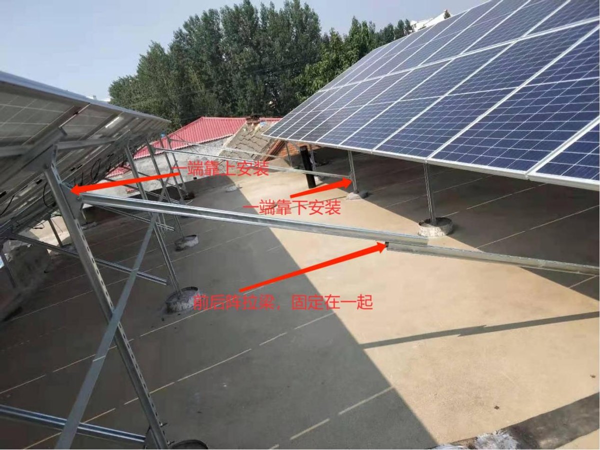 户用光伏电站的施工流程和施工技术二，支架系统安装