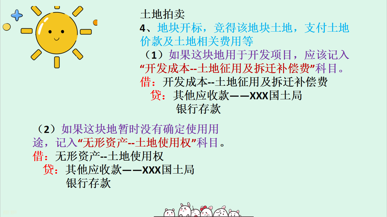 房地产各阶段会计分录大全，会计收好，莫错过（强烈推荐）