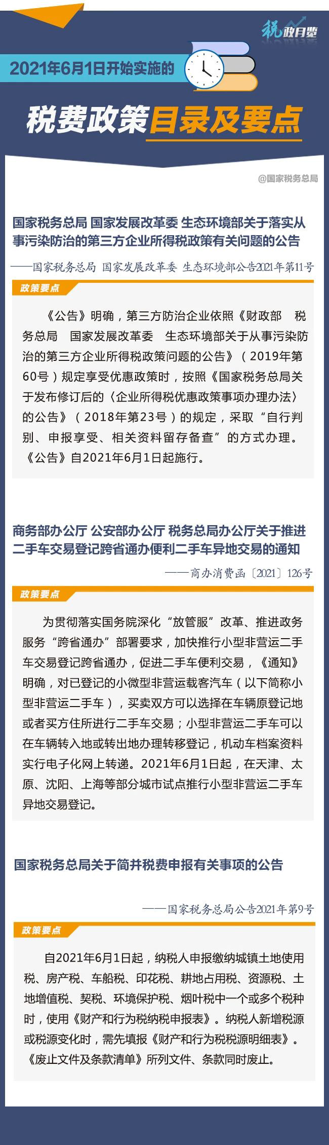 征期提醒！6月1日开始实施的税费政策