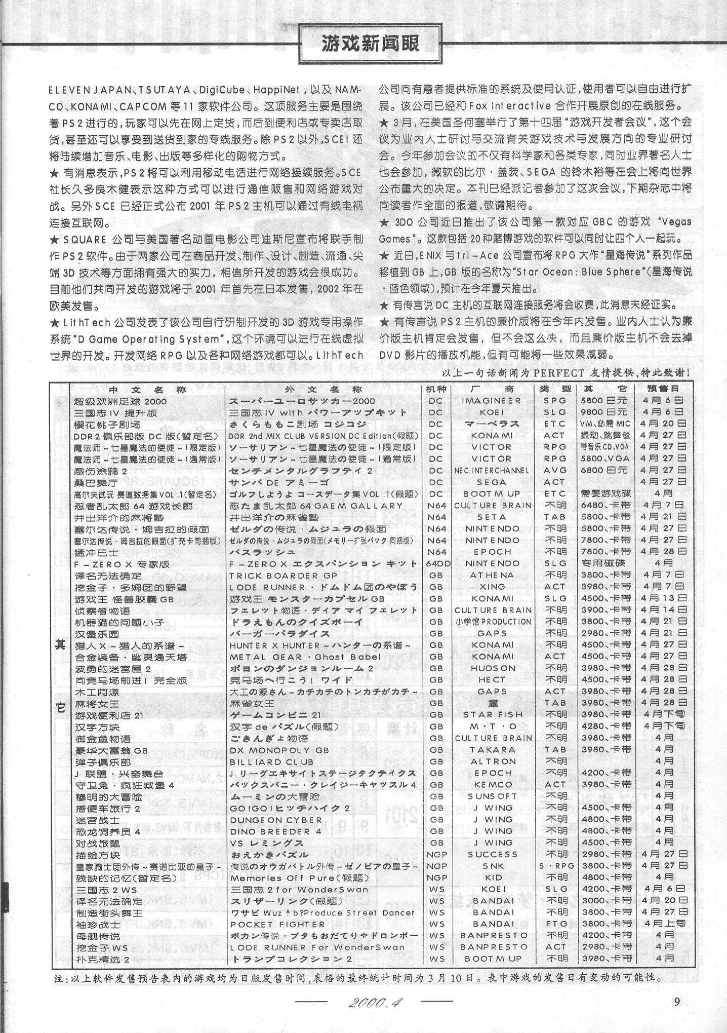 《电子游戏软件》第六十九期放送