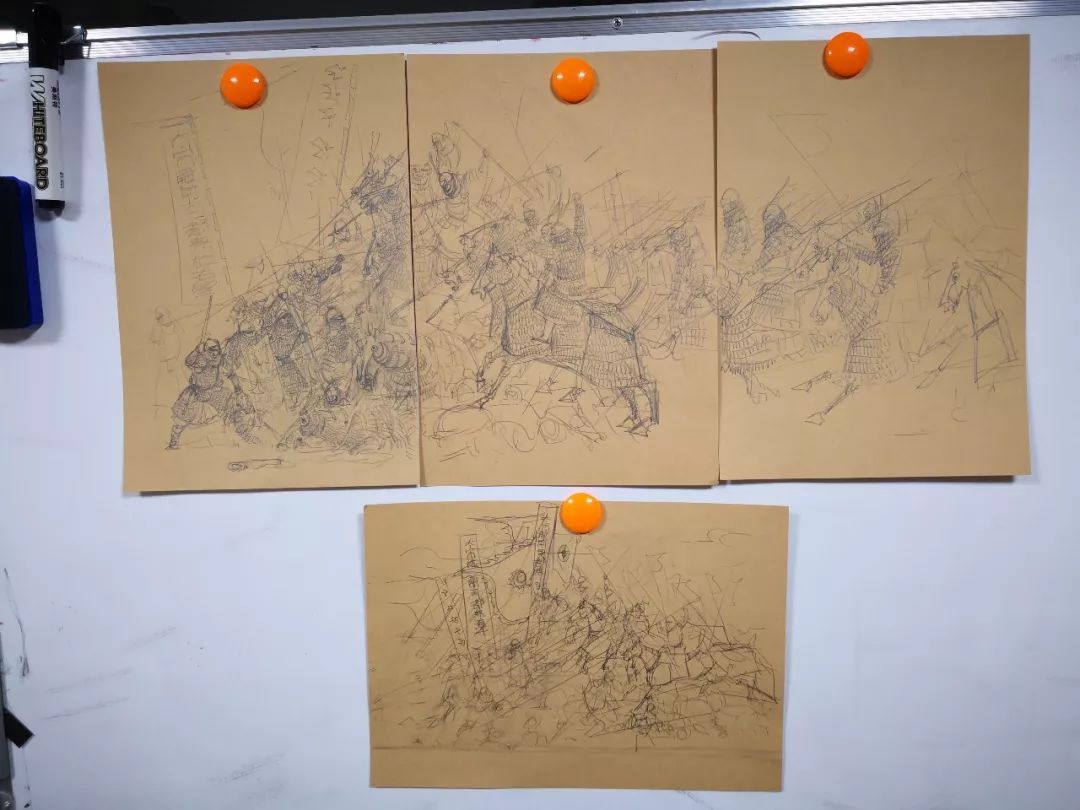 古代兵器圖片100種手繪（古戰(zhàn)場(chǎng)神還原！岳家軍如何大戰(zhàn)鐵浮屠？圖說(shuō)油畫(huà)《郾城之戰(zhàn)》）