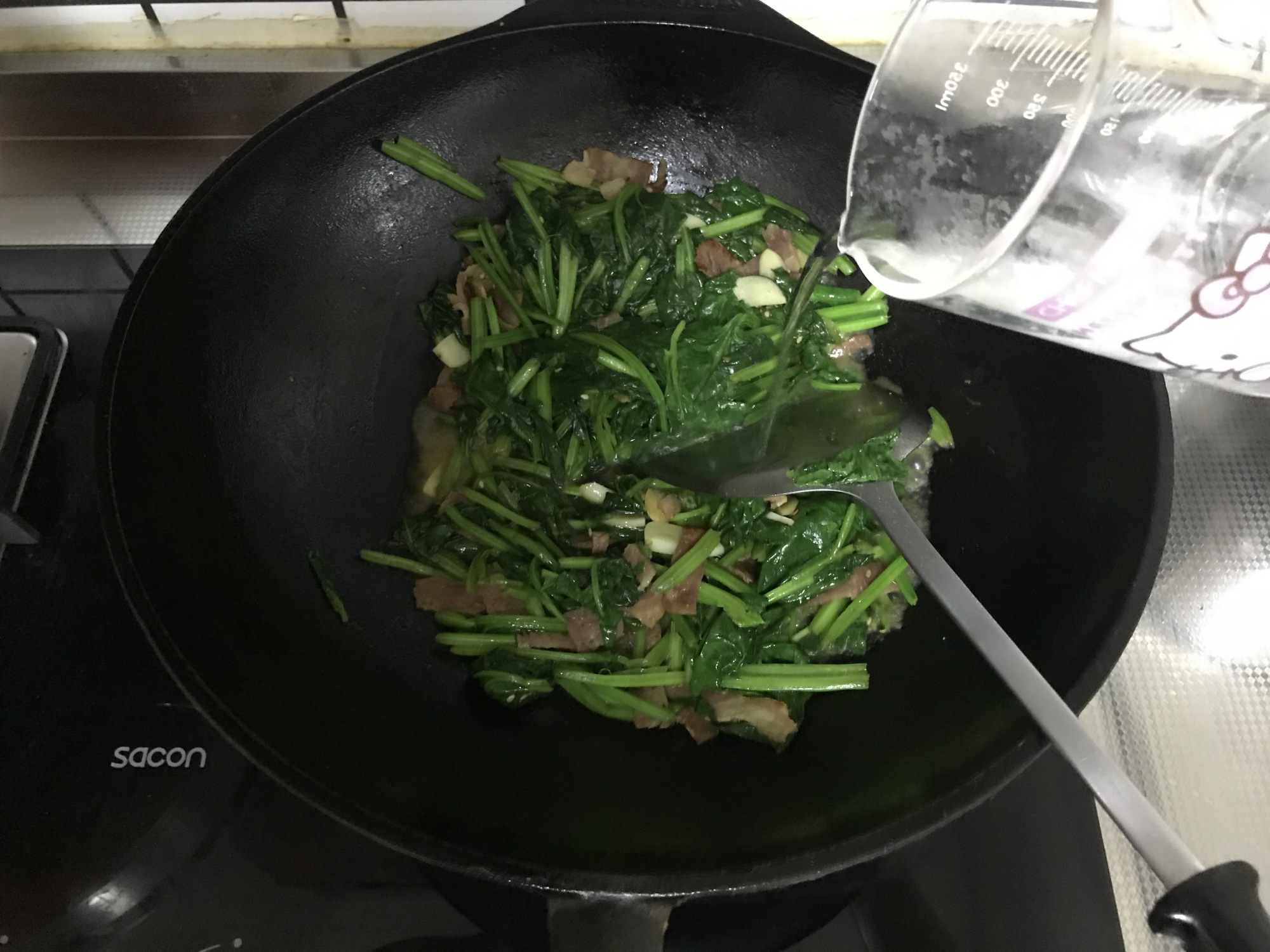 图片[8]-【培根菠菜】做法步骤图 补铁补钙身体棒-起舞食谱网