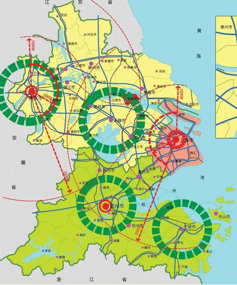 长三角包括哪些城市群（长三角是指哪几个省）