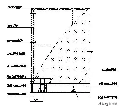 悬挑式卸料平台制作施工技术交底，详细做法及示意图