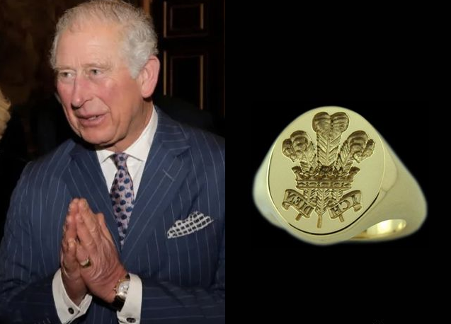威尔士亲王(查尔斯：一枚威尔士亲王戒指，从21岁戴到73岁，小胖手吃不消了)