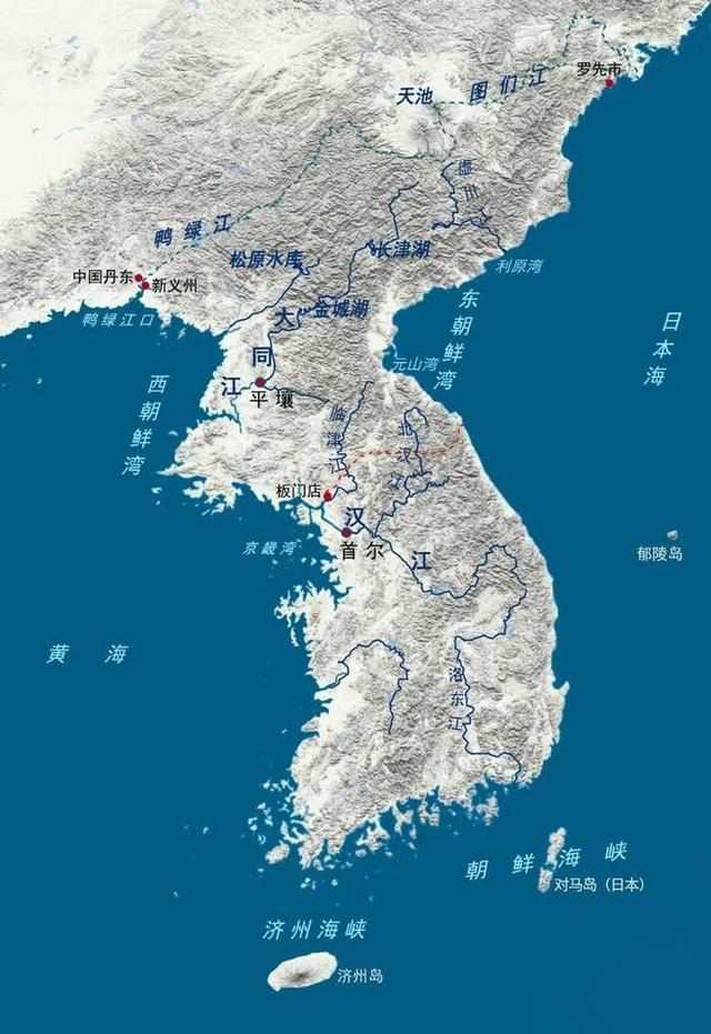 松江河地图（中国东北地区海拔最高的湖泊-长白山天池）