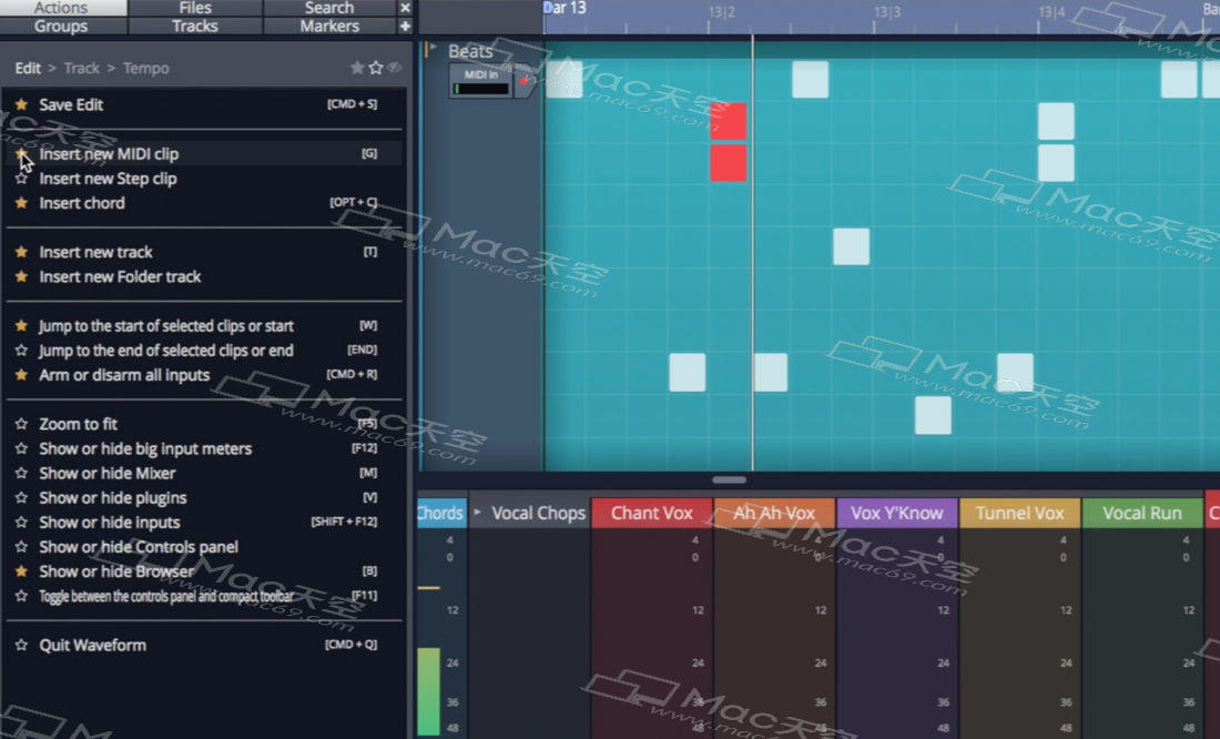 Tracktion Software Waveform for Mac(专业音乐制作软件)