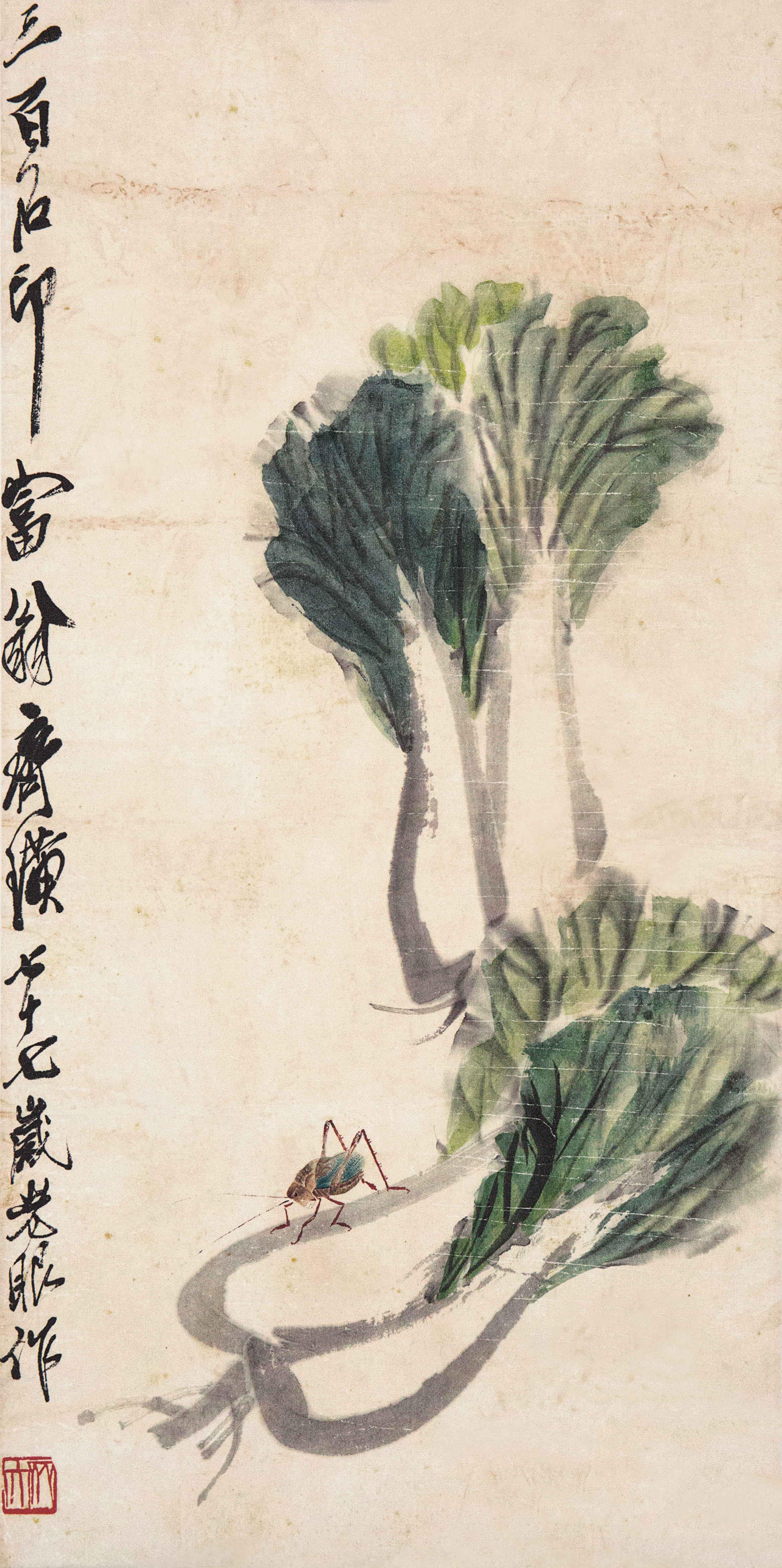 中国100名最著名画家系列-大写意国画齐白石