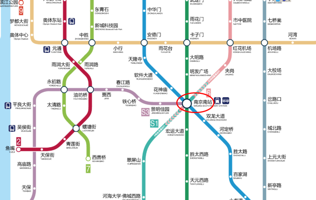 南京地铁系统巨无霸的换乘站：5线共存的南京南站，成为重要枢纽