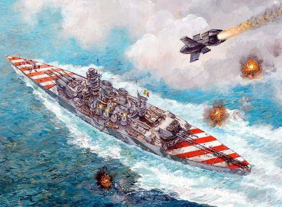 1943年，意大利最强战列舰“罗马”，让德军拿“黑科技”两下打沉