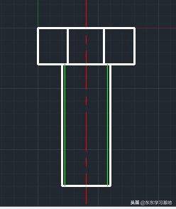 CAD二维绘图练习实践——螺栓