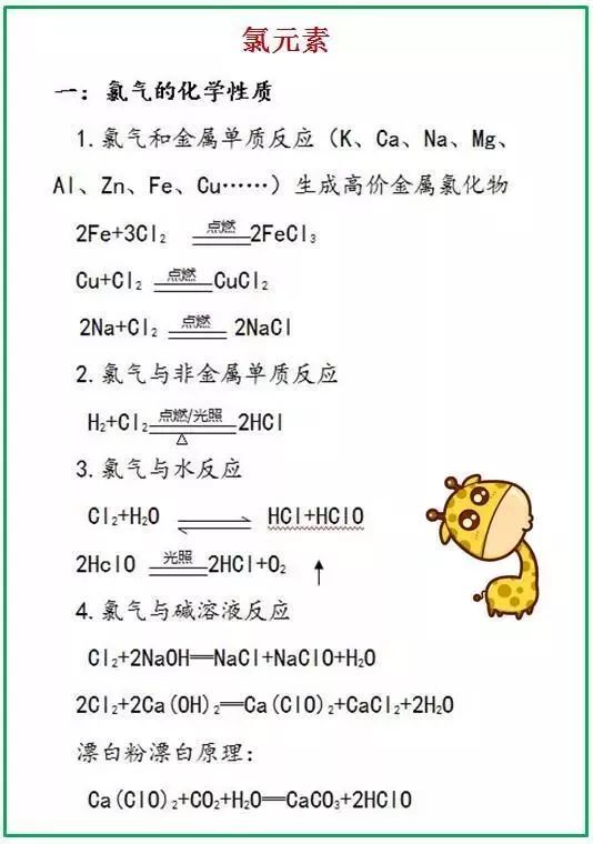 高考化学方程式（中考必考化学方程式2022）