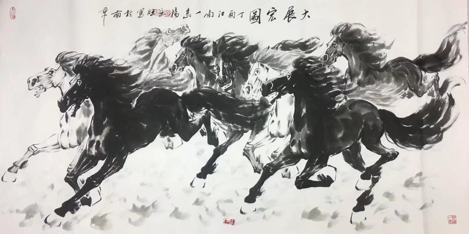徐悲鸿画8匹马，只卖出了1450万元，为何画牛就卖出了2.668个亿呢
