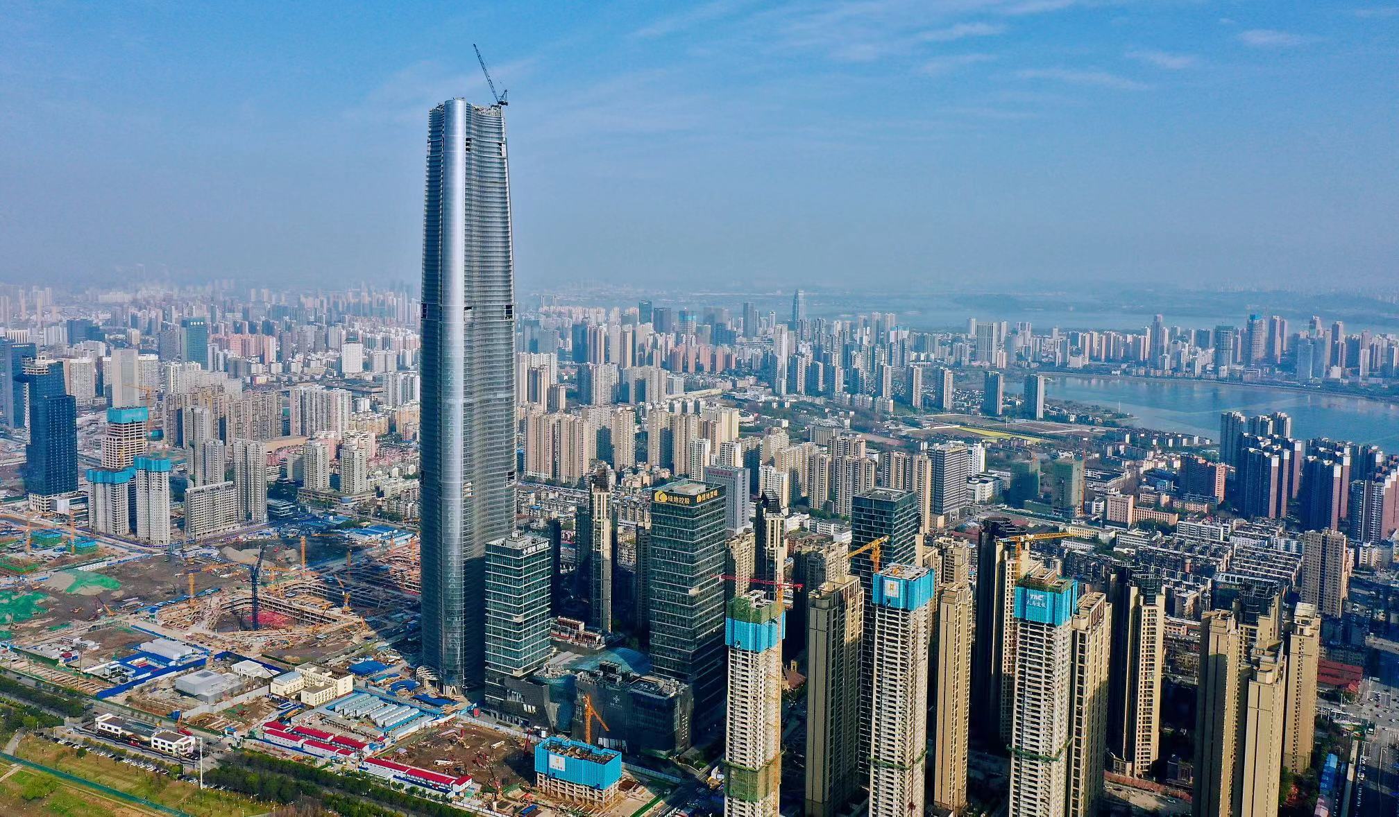 武汉第一高楼1300米多少层武汉在建高楼最新进展