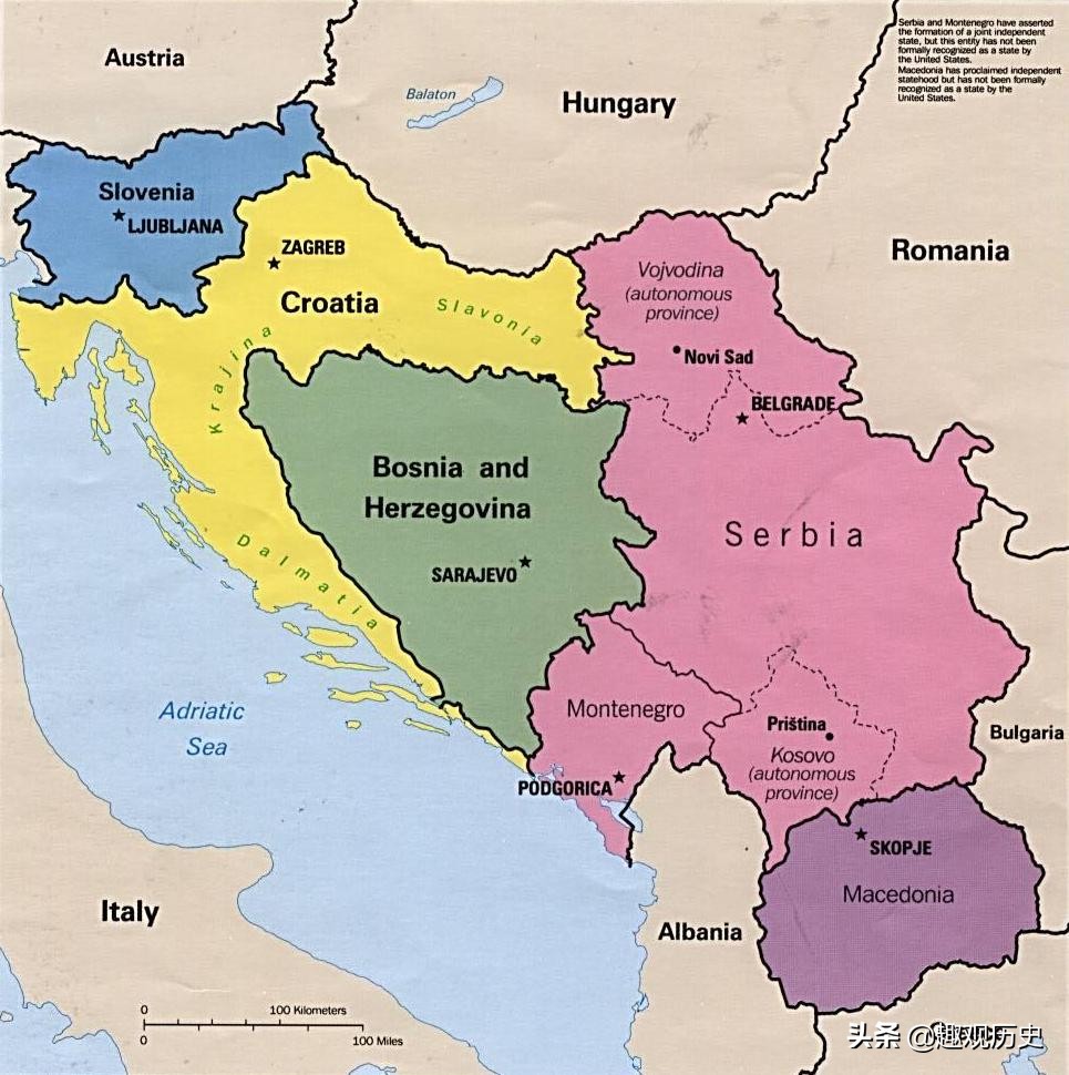 塞尔维亚位于地图的哪个位置（塞尔维亚：失去大半领土和所有出海口，却依然倔强顽强）
