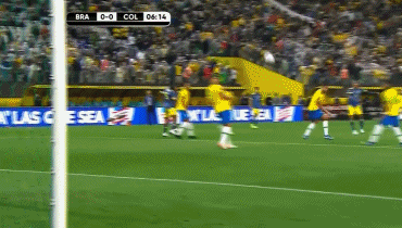 世界杯巴西对哥伦比亚内马尔（世预赛-内马尔助攻帕奎塔破门 巴西1-0哥伦比亚 12场不败提前出线）