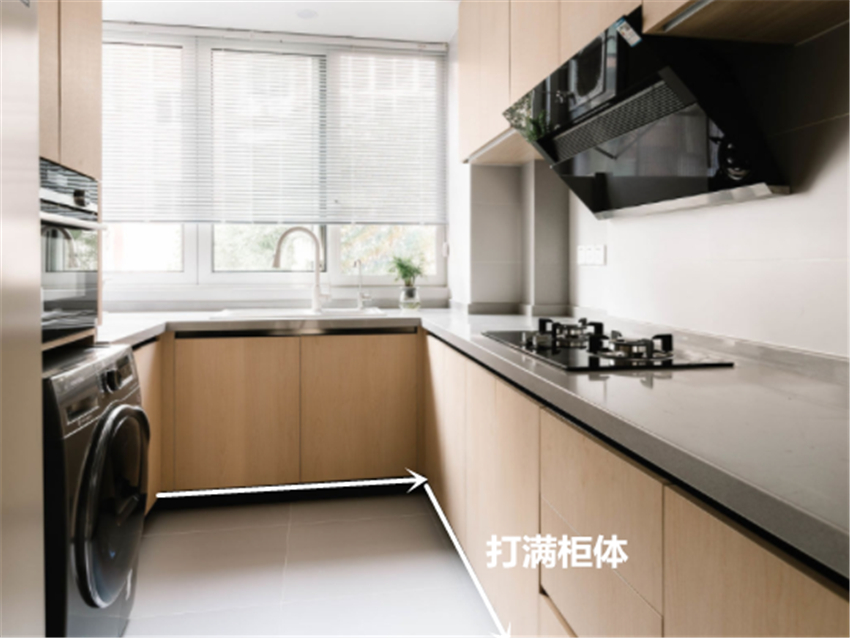 厨房定制橱柜千万别做满！现在流行“空一格”，美观又实用