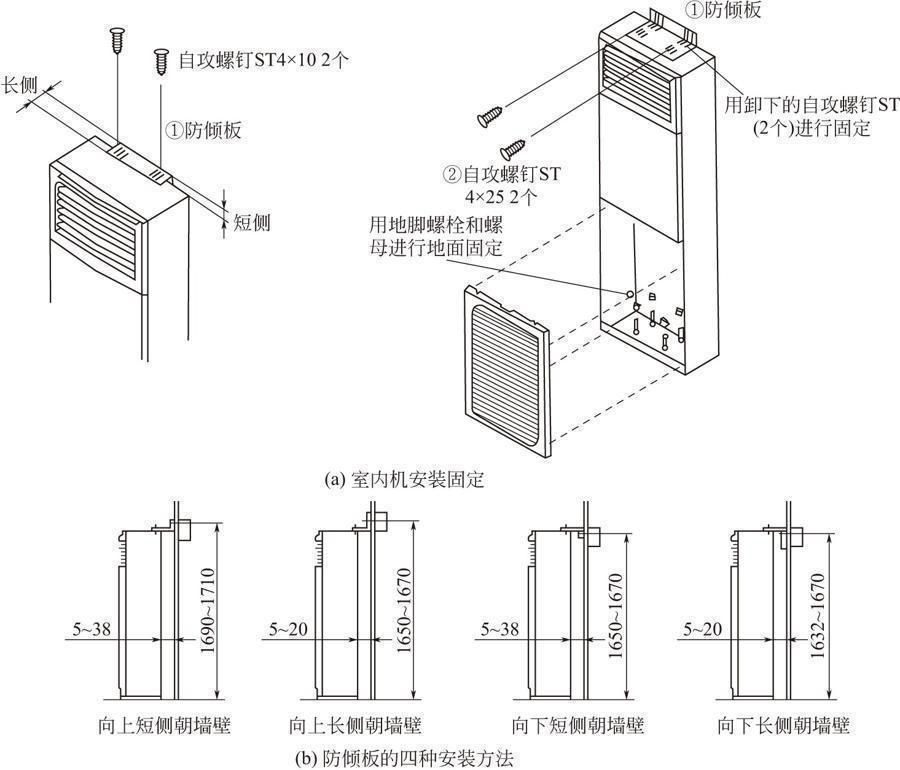 分体柜式空调器安装事项