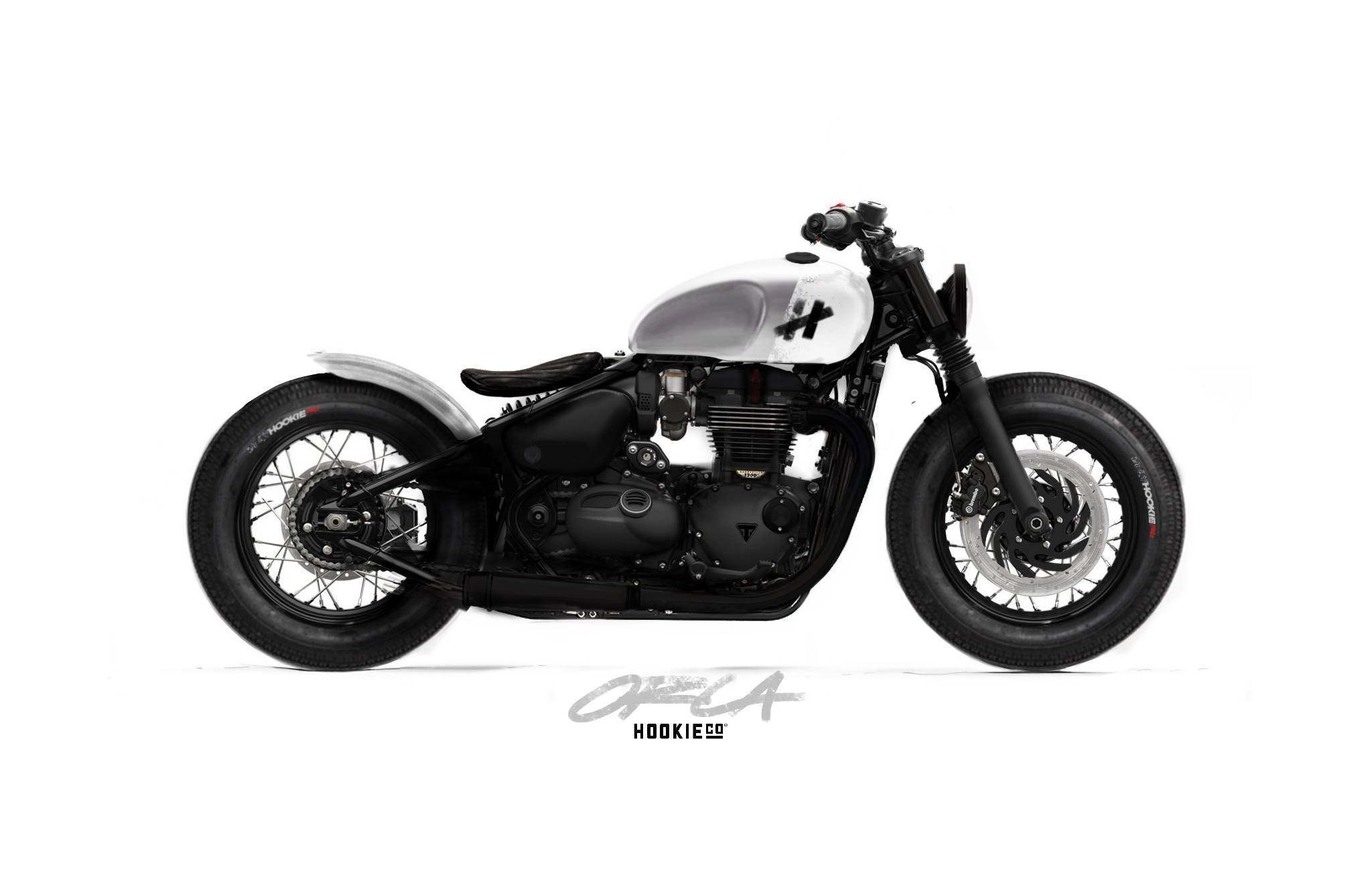 2022 款 triumph bobber black 极致改装,来自 hookie