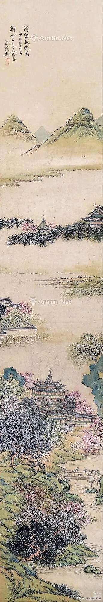 春晓图片(名家山水画《春晓图》欣赏)