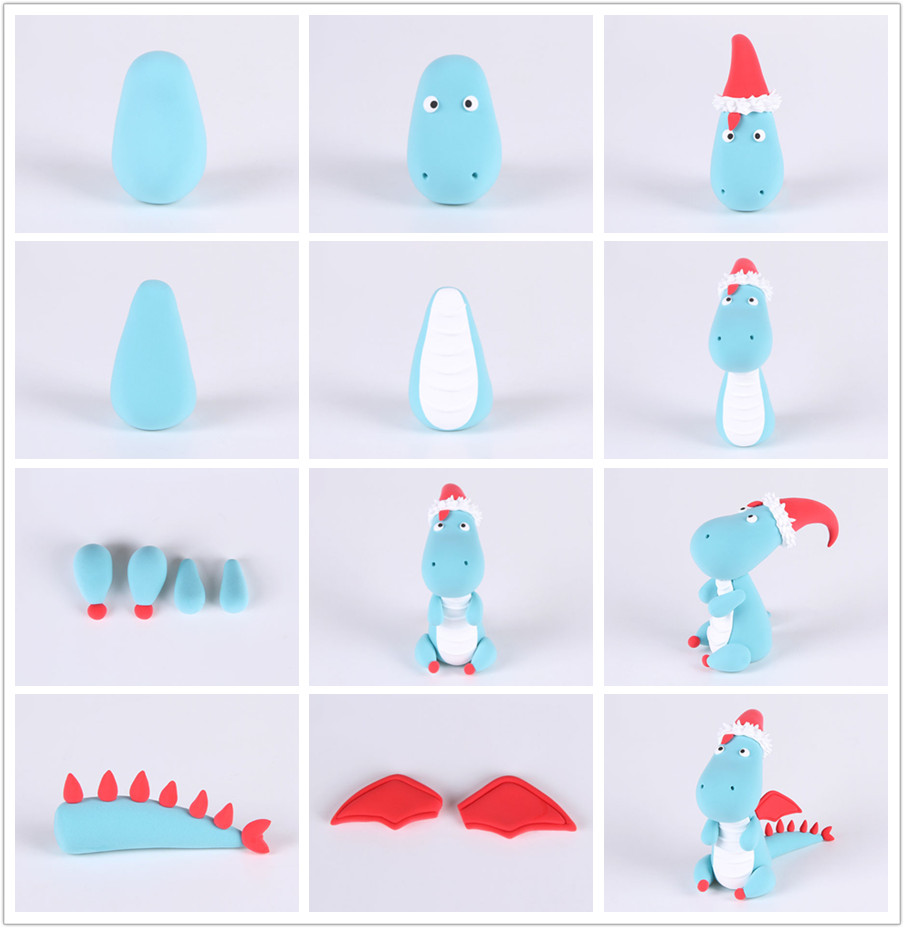 制作恐龙模型(幼儿粘土手工:粘土恐龙,男孩子都喜欢的)