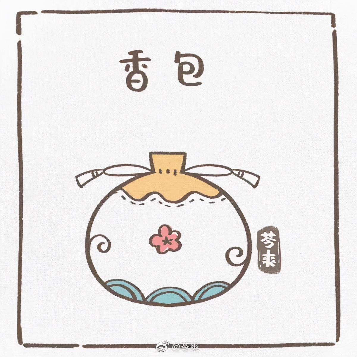 古代人简笔画男女(古风简笔大全!