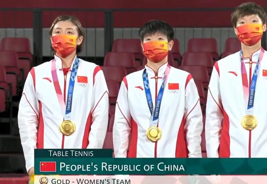 中国队第1名，东京奥运会金牌榜（2021年8月5日）