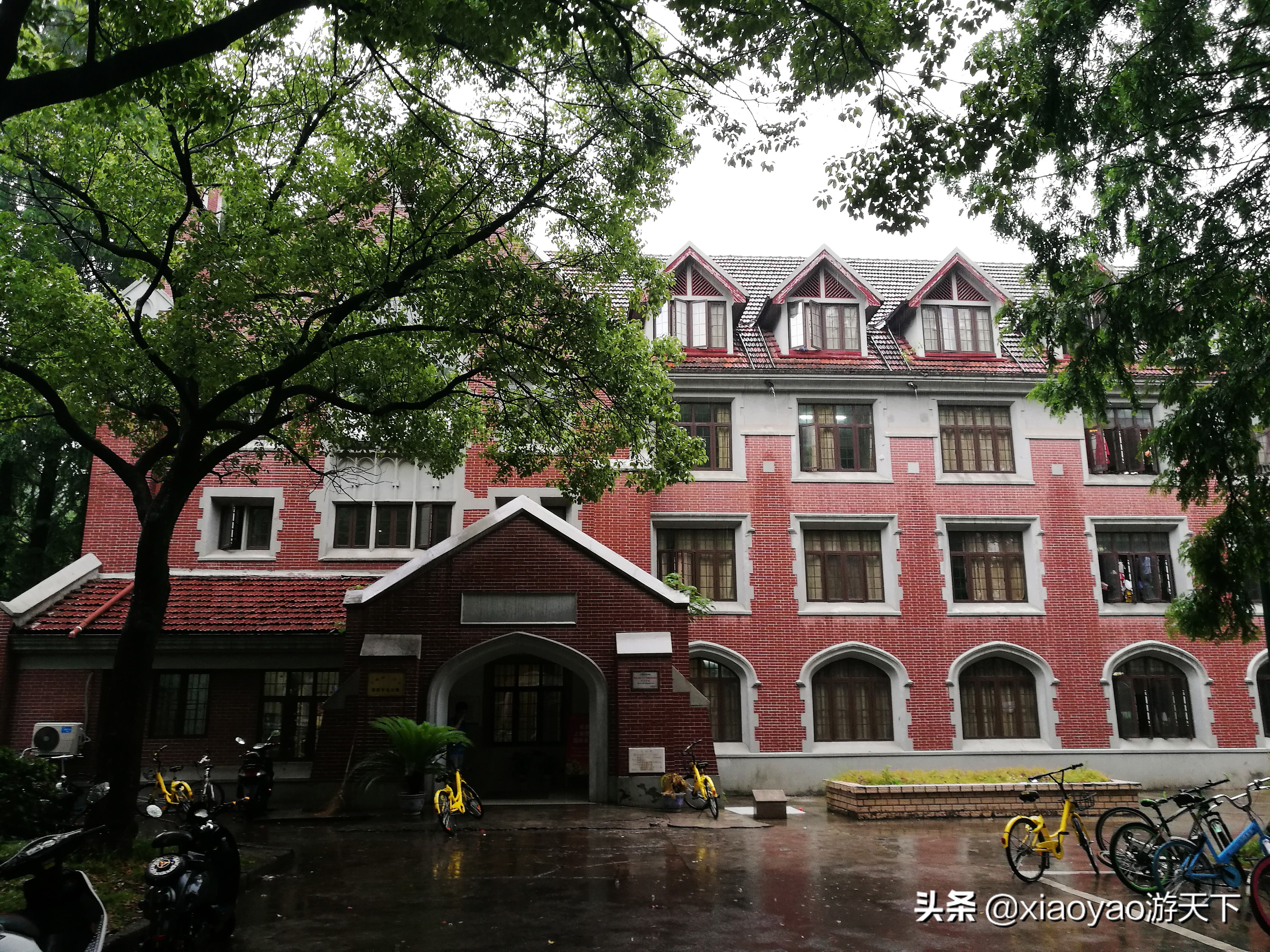 沪江大学老照片图片