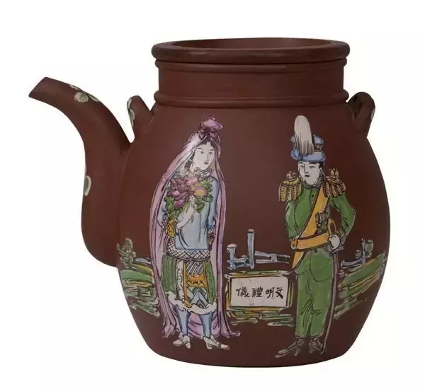 干货︱民国粉彩时装人物瓷器(好资料)