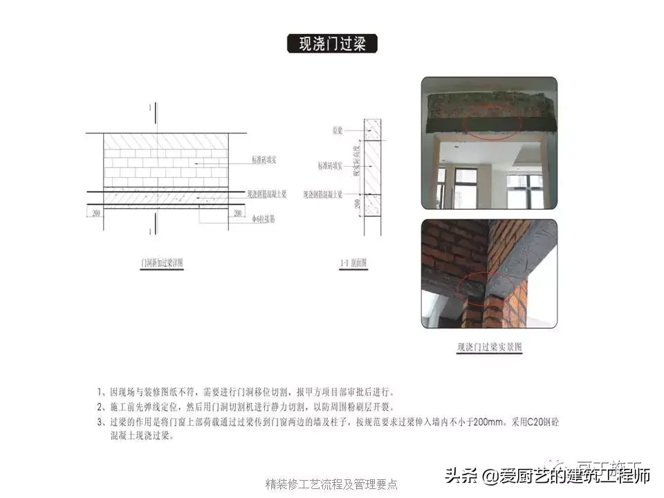 图解装饰装修工程施工工艺流程，用图片的形式解析施工，请收藏