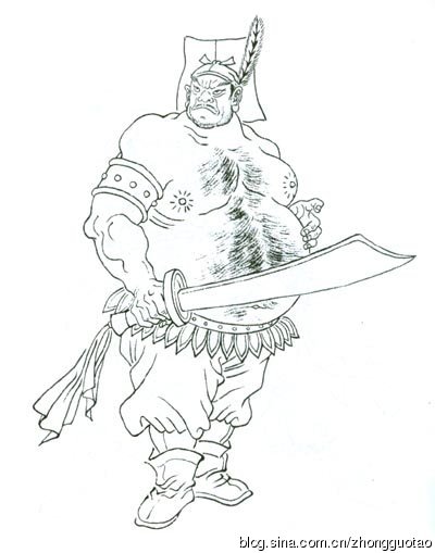 98世界杯水浒108将(精彩的白描----水浒108将(牛牧野))