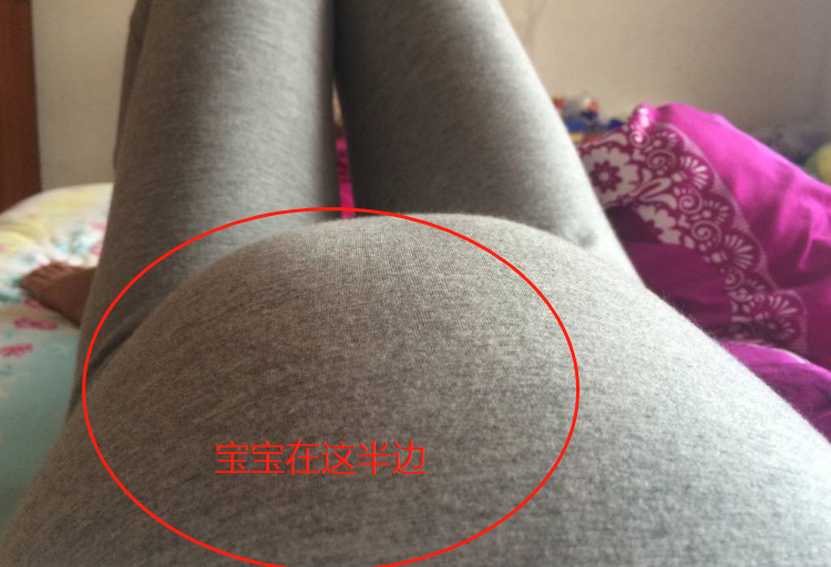 婴儿肚子右边比左边鼓（孕妈肚子突然一半软一半硬）