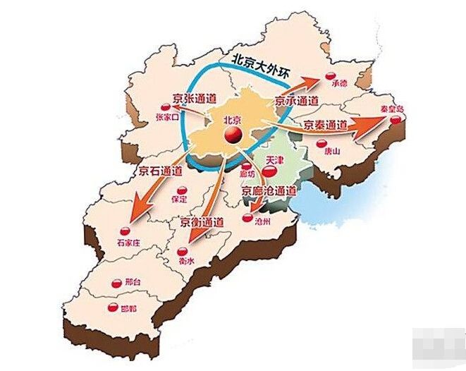 坐火车从石家庄到北京经过什么地方（京石城际铁路路图）